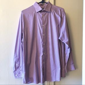 Michael Kors Purple Non-iron Dress Shirt